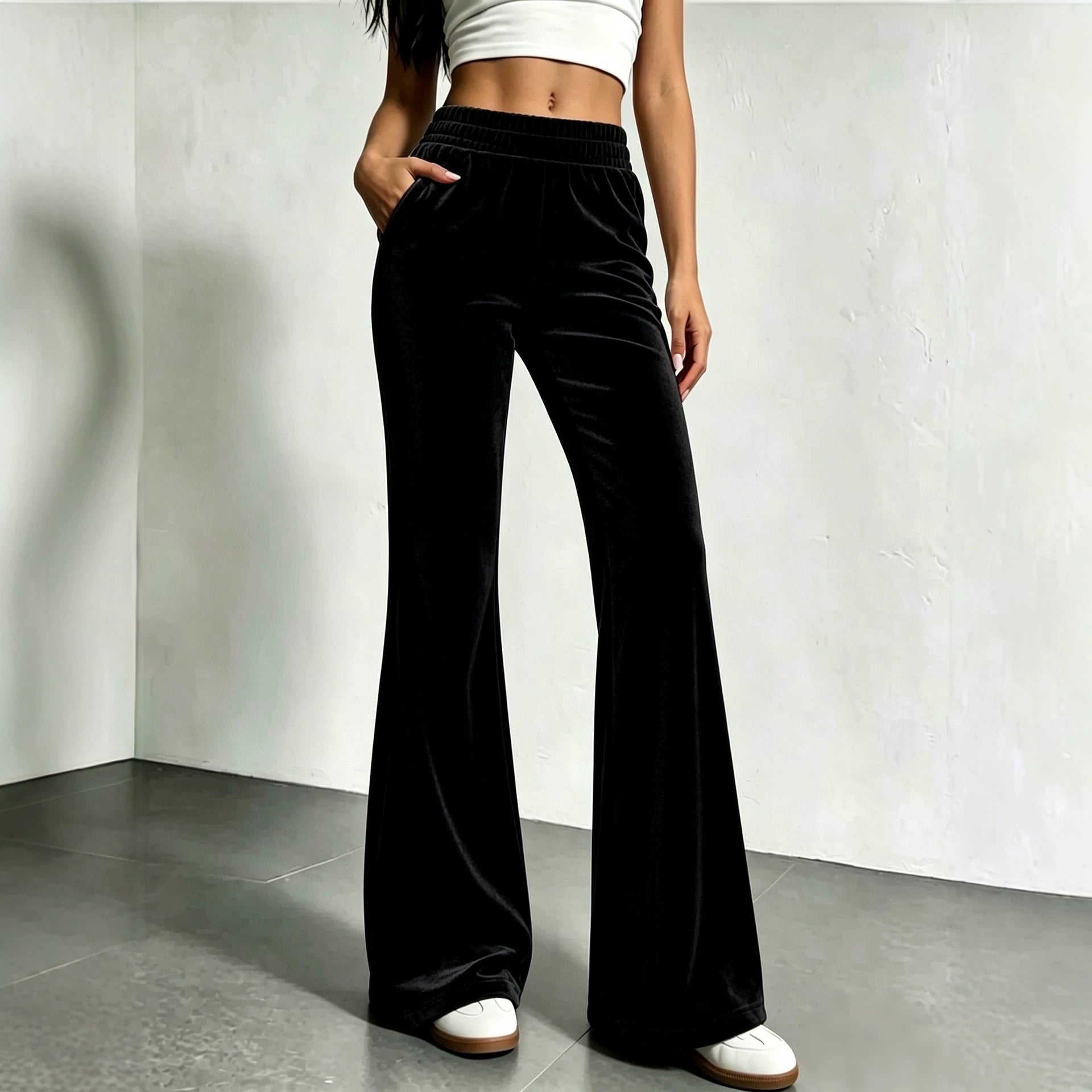 New Fallwinter Womens High-stretch Sporty Casual Pants Secondary image