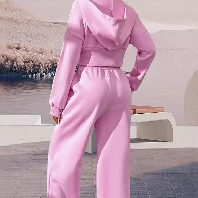 Sweatshirt And Two-piece Pants Women Secondary image